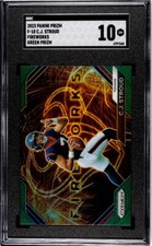 🔥2023 Panini Prizm CJ STROUD RC Fireworks Green PRIZM Houston Texans SGC 10 🔥