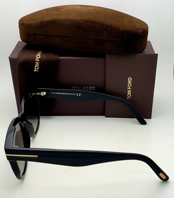 New TOM FORD Sunglasses RHETT TF 714 01C 55-18 145 Black Frames
