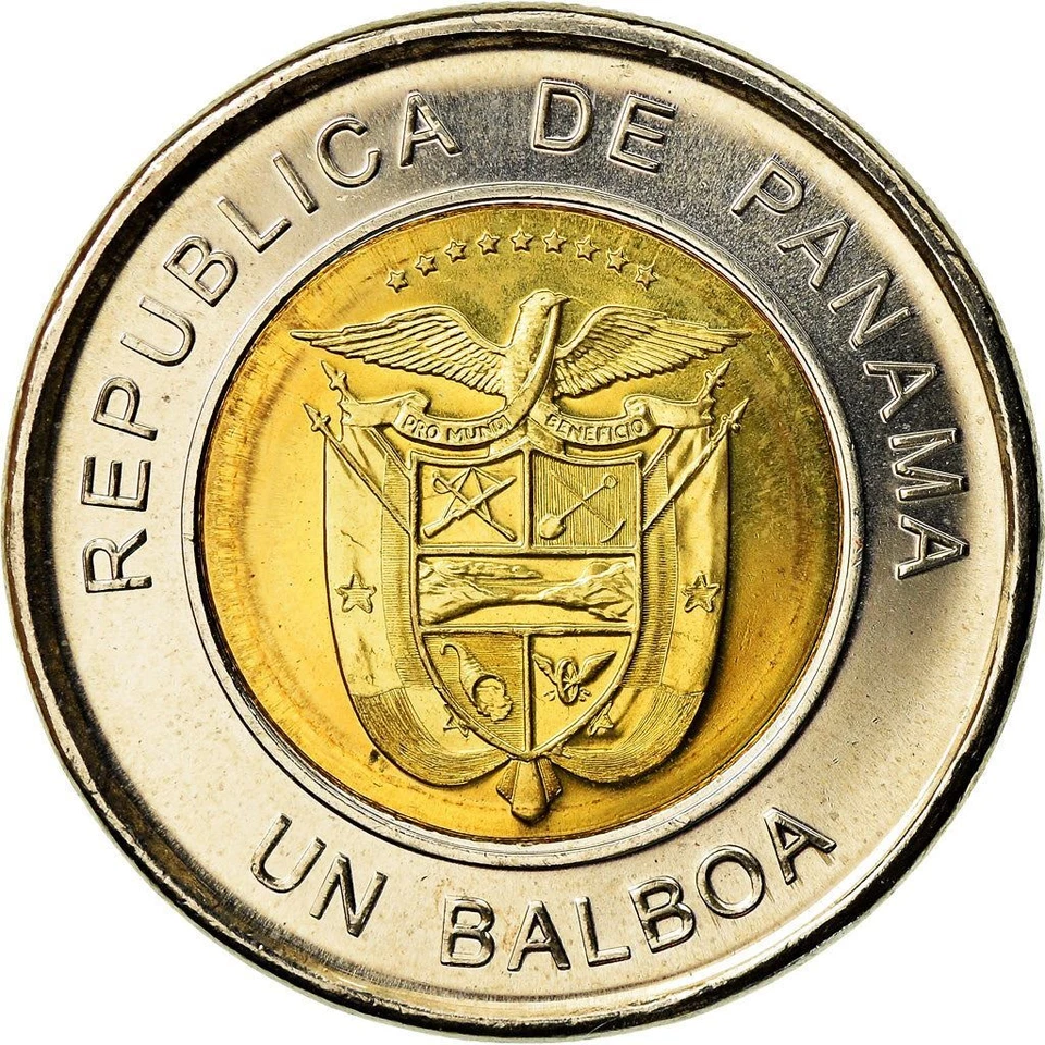 Panama 1 Balboa Coin | Vasco Nunez de Balboa | 2011 - 2019 - Image 4 of 4