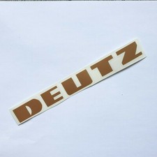 Aufkleber * Deutz * gold * Oldtimer * Traktor * Schlepper * ca. 250 x 26 mm