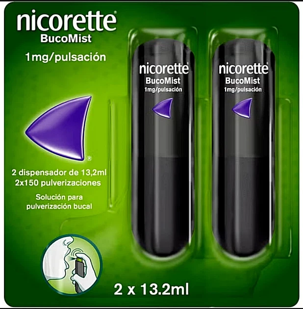 Nicorette Quickmist Spray Bucal LOS ULTIMOS hasta fin de noviembre enviado HOY - Imagen 2 de 4