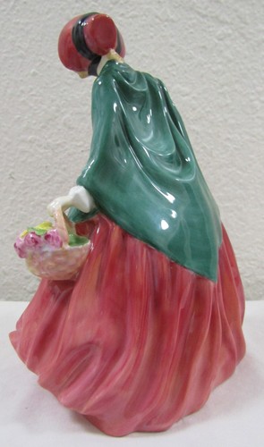 Antique Royal Doulton Lady Charmian Figurine HN 1949 Basket of Roses - Picture 4 of 11