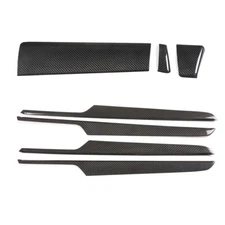 Dry Carbon Fiber Interior Cover Trim Parts Kit Set For Porsche Macan 2018-2023