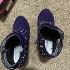 Michael Antonio Meris Purple Sexy Suede Studded Stiletto High Heel Booties 9 — photo 8