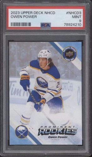 Owen Power 2023 Upper Deck National Hockey Card Day #NHCD-3 PSA 9
