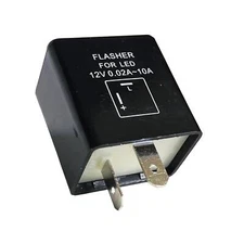 2-Pin Electronic LED Flasher Relay Fix For Turn Signal Light Fast Hyper Flash