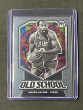 2019-20 Panini Mosaic Moses Malone Old School #7