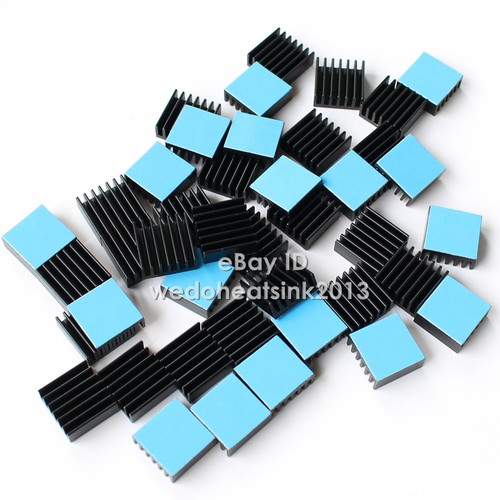 15pcs Heatsink 14*14*6mm Aluminum Heat-Sink With Thermal Pad for Chipset IC - Afbeelding 6 van 9