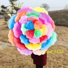 Peony Floral Umbrella Parasol Flower Design Cosplay Party Show Props New Gifts