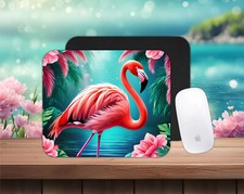 Flamingo themed neoprene PC/laptop Mouse Pad, CHOICE, FREE shipping, gifts