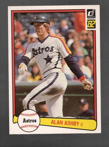 1982 Donruss Alan Ashby Houston Astros #317 Near Mint or Better