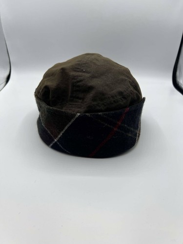 Barbour Waxed Wax Bucket Vintage Y2K Hat trapper Cap to fit ~Large L mens - Picture 8 of 9