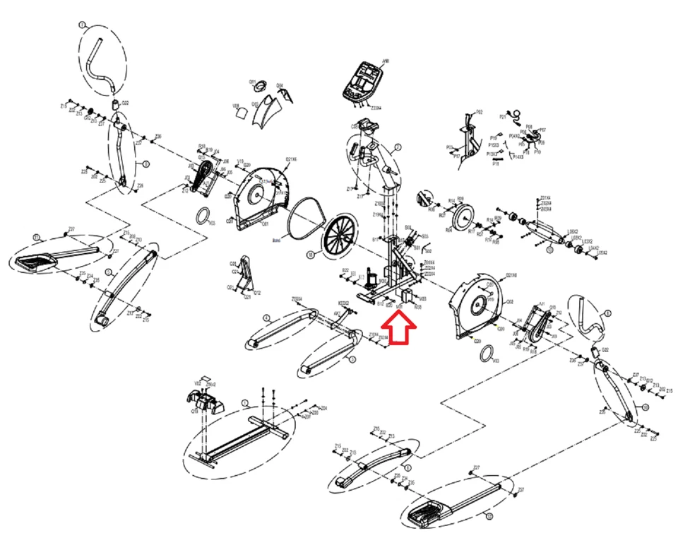 AFG Livestrong Elliptical Lower Motor Control Board Controller 090306 1000099802 - Image 3 of 3