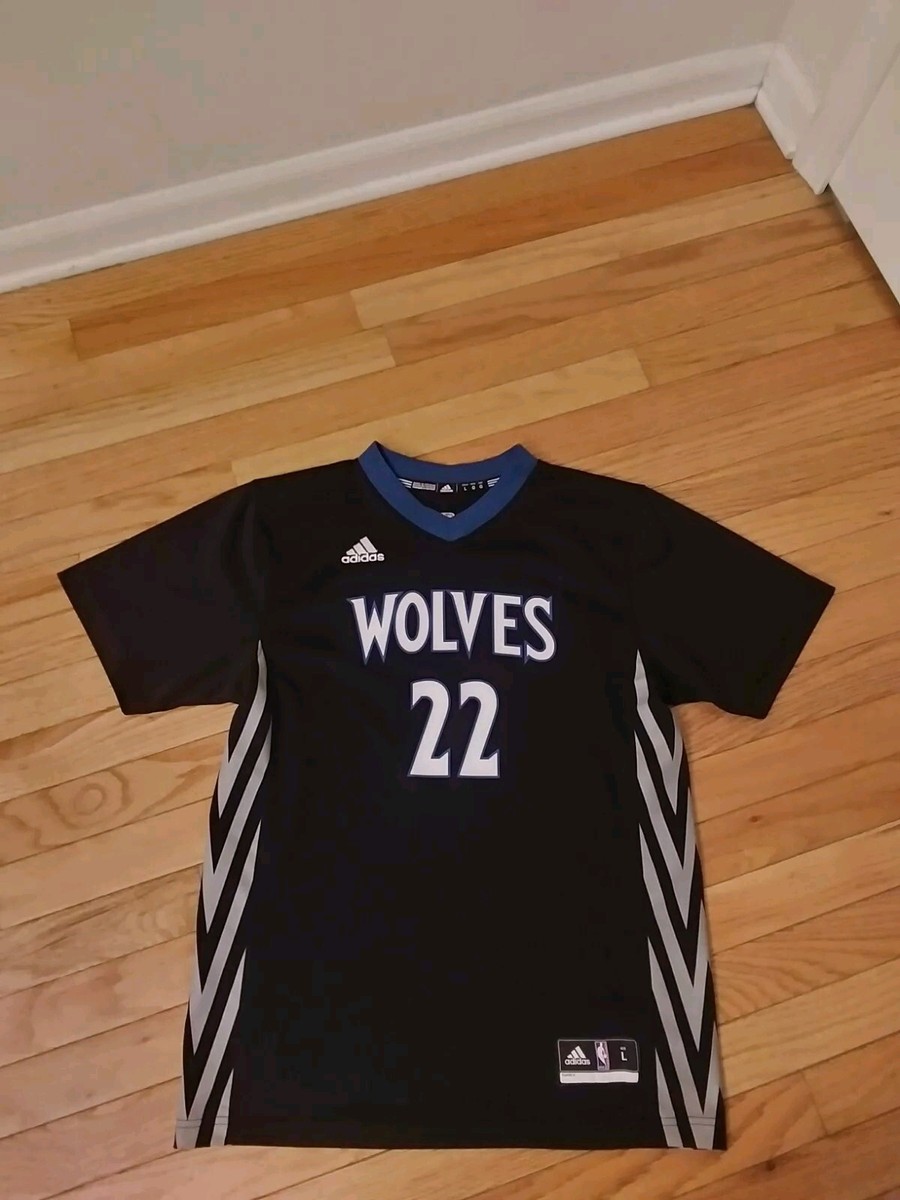 Andrew Wiggins Minnesota Timberwolves NBA Adidas Jersey Youth Size L (14/16)