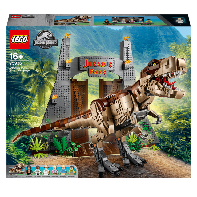 impermeable Anónimo Adivinar LEGO Jurassic World: Jurassic Park: T. rex Rampage (75936) | Compra online  en eBay