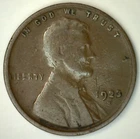 1923 S Lincoln Wheat Cent Coin 1c Bronze US Penny Very Good San Francisco