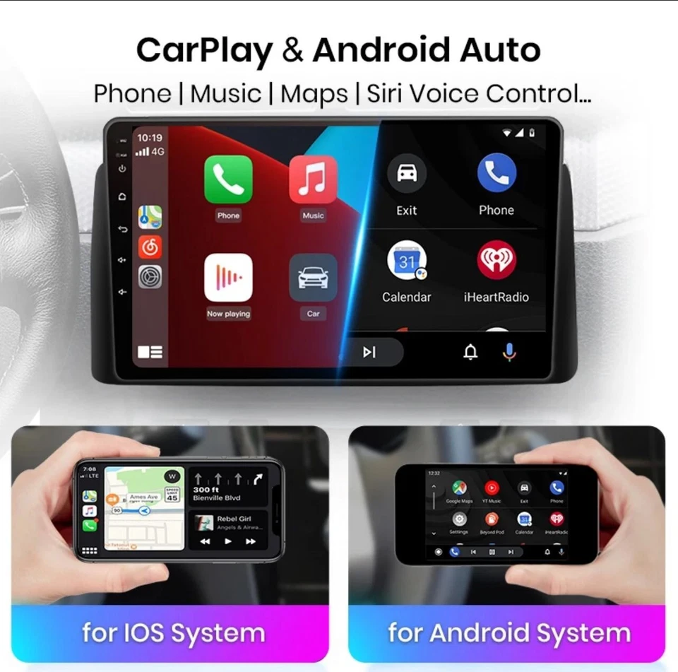 AUTORADIO ANDROID MERCEDES VIANO 2006-2011 STEREO AUTO TOUCH NAVIGATORE - Immagine 3 di 4