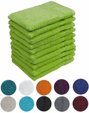 Waschlappen 10er Set Waschhandschuhe Waschhandschuh Baumwolle Frottee 10 teilig