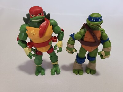 Lot of 2- Playmates 2018 Rise Of The TMNT RAPHAEL 5