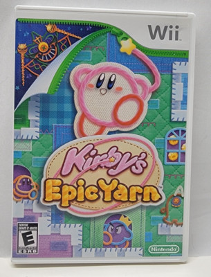 Kirby's Epic Yarn (Nintendo Wii, 2010) CIB with Manual