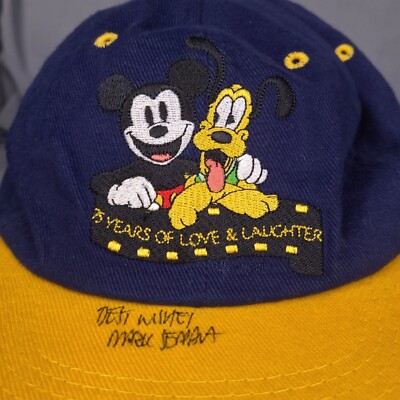 Vintage 1998-99 Walt Disney World Hat Reversible Disneyana
