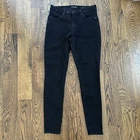 Banana Republic 高级牛仔高腰打底裤女式 28 码黑色