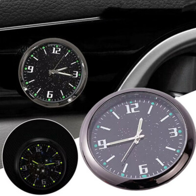 Luminous Auto Gauge Clock Mini Car Air Vent Quartz Clock Watch Clock 