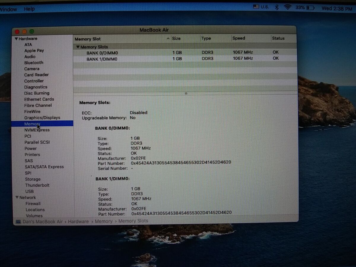 MacBook Air 11” Late 2010 A1370 Intel Core 2 Duo 1.4GHz 64GB MacBook Air 11” Late 2010 A1370 Intel Core 2 Duo 1.4GHz 64GB