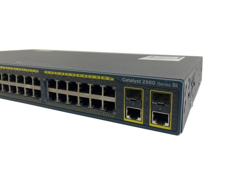 Cisco Catalyst 2960 Series SI WS-C2960-24TC-S V06 Network Switch - Picture 3 of 3