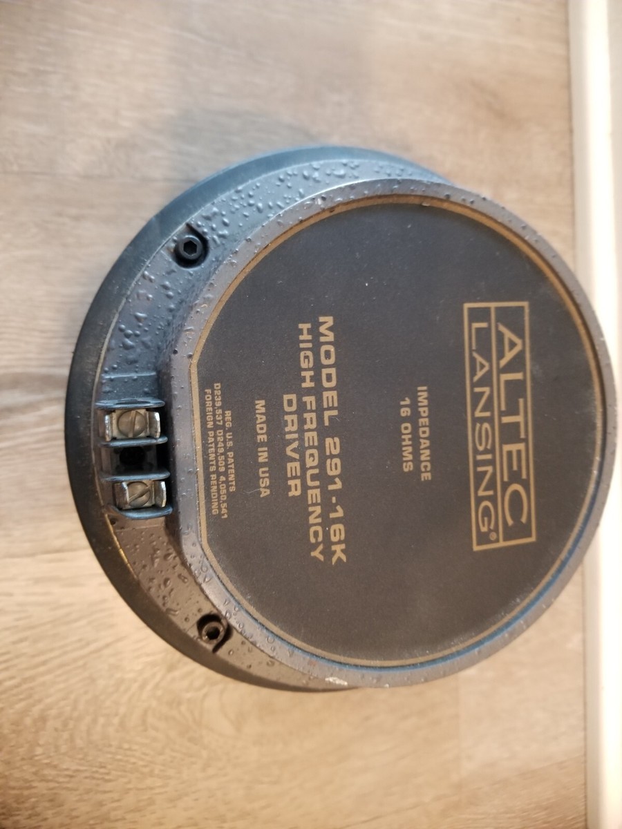 ALTEC ドライバー　291-16k 1個 Altec Lansing 291-16K High Frequency Drivers Pair (Tested