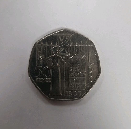 2008 UK 50 Pence — photo from the most recent tracked eBay sale