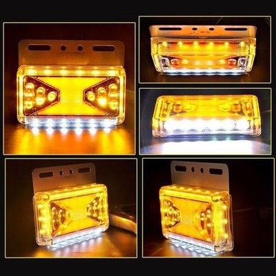 Warnschutz LED Seitenmarkierungsleuchten für LKW 12V 24V einfache Installation