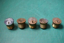 lot of 5 Locks cylinders Schlage Russwin Mortise Core Locksport practice "G"