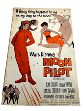1961 WALT DISNEY'S "MOON PILOT" PRESSBOOK 18x12 TOM TRYON & BRIAN KEITH - #247