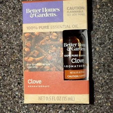 Better Homes & Garden Aromatherapy 100% pure essential Clove oil