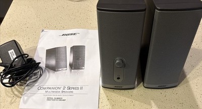 Bose Companion 2 Series II Multimedia PC Desktop Speakers Perfect
