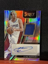 Luke Kennard 2021-22 Select Autographed Memorabilia /199 Los Angeles Clippers
