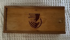 Ancien Jeu de Dames Buis / Noyer - HENRI CHAVET - RARE et COMPLET (40 pions)