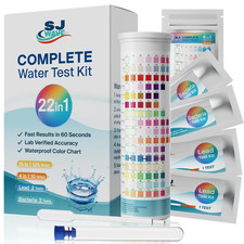 22 in 1 Water Test Kits - 125 Strips Drinking Water Test Kit, Home Tap and Well