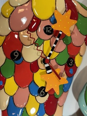 Allen Designs Large Sirena the MERMAID TURTLE Pendulum Wall Clock