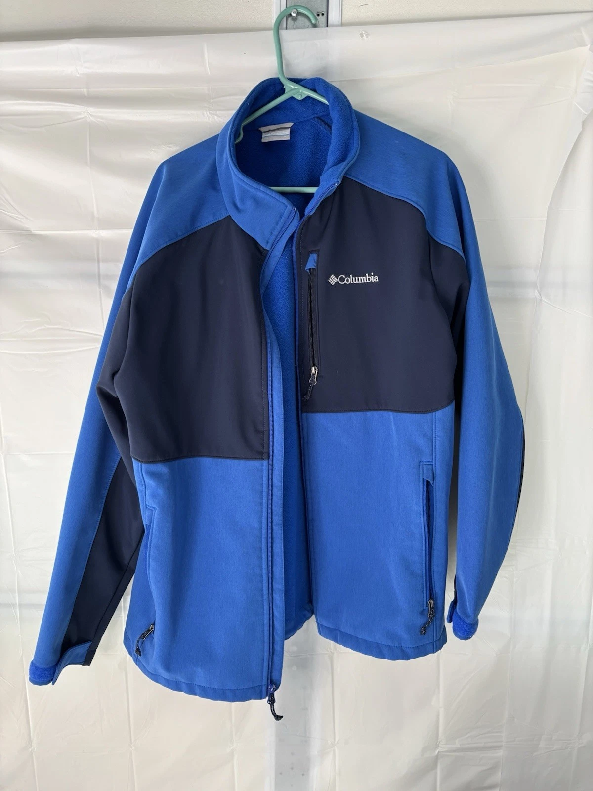 Columbia Men's Ryton Reserve softshell jacket Men’s XL Two Tone Blue