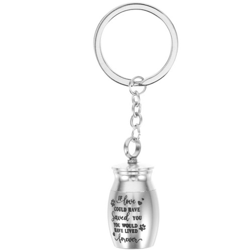Pet Ash Keychain Pendant Mini Urn Container for Ashes Key Ring | eBay UK