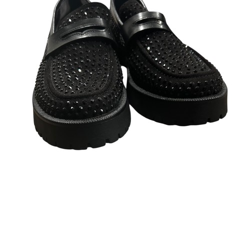 Sam & Libby Ravena Glitter Loafers Chunky Lug Souls Women’s Size 9 Y2K Vibes - Picture 6 of 8
