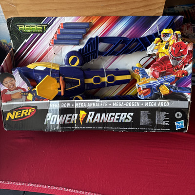 Nerf Power Rangers Beast Morphers Beast-X King Mega Bow Ages 8+ Toy Blaster Gun