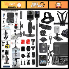 DJI Osmo 360 Accessories Kit - Carrying Case, Selfie Stick, Mounts Straps