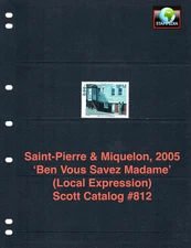 $3.00 Scott Value - 2005 SPM ST PIERRE MIQUELON Painting House CV MNH NH UMM