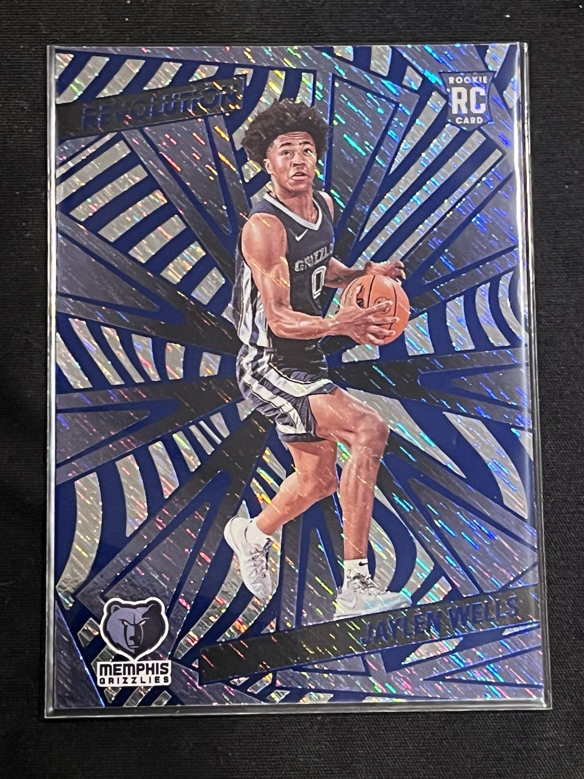 2024-25 Panini Revolution - Rookie Jaylen Wells #130 Blue Storm (RC) Grizzlies