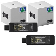 2x ABAKUS KENNZEICHENLEUCHTE passend für CITROËN C-ELYSEE C3 DS3 DS5 PEUGEOT