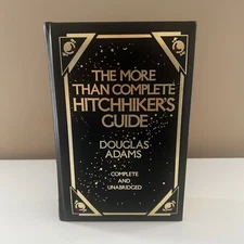 The More Than Complete Hitchhiker's Guide Douglas Adams Leather Hardcover
