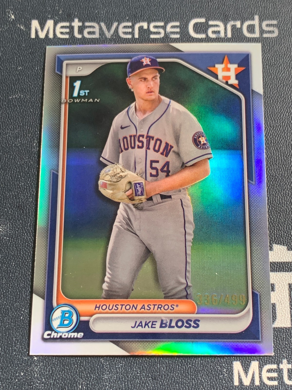 2024 Bowman Chrome Jake Bloss 1st Refractor 336/499 Astros